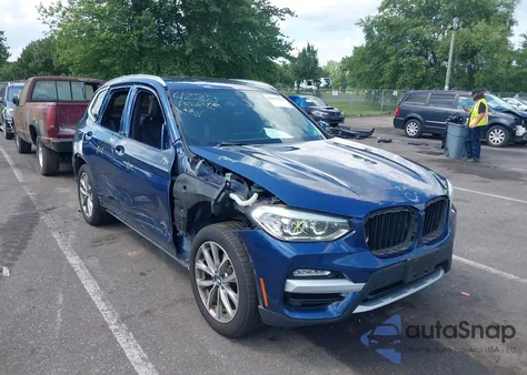 2018 BMW X3 xDrive30I из США, поврежденный, VIN 5UXTR9C53JLC74325